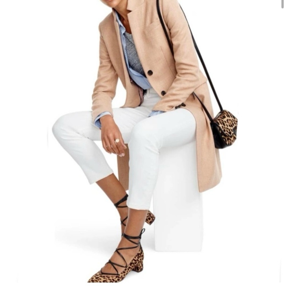 J. Crew 100% Wool Regent Top Coat